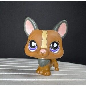 CORGI DOG #1767 - Authentic Littlest Pet Shop - Hasbro LPS Multi Pack Dark Brown